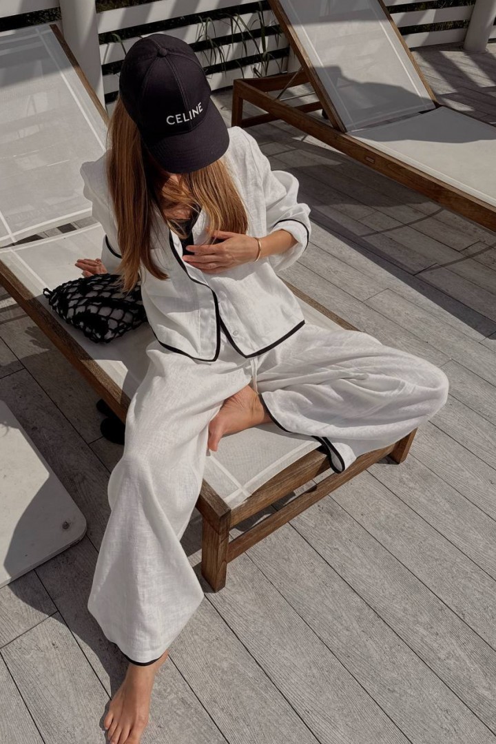 Костюм з льону NUL-8077A820