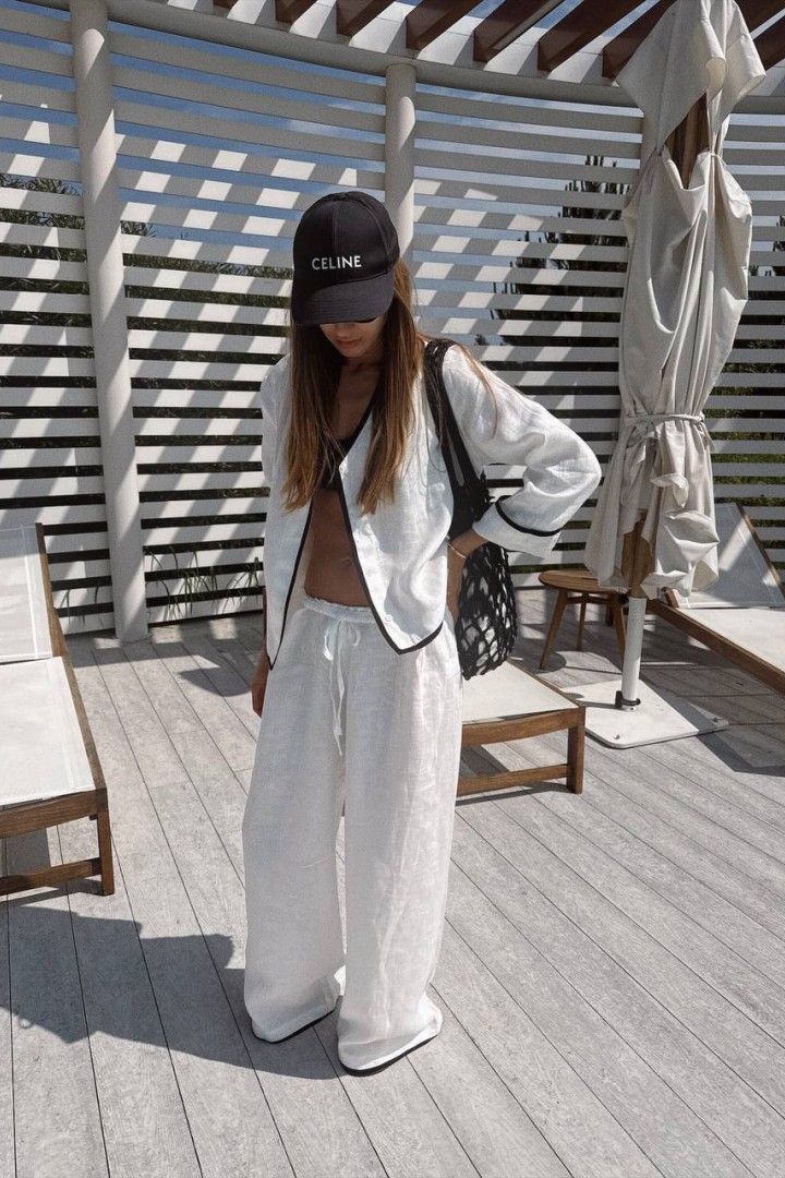 Костюм з льону NUL-8077A820