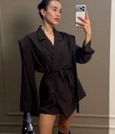 Платье – пиджак в полоску MUS-070A750