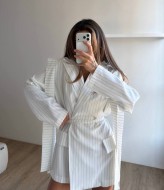 Платье – пиджак в полоску MUS-070A750