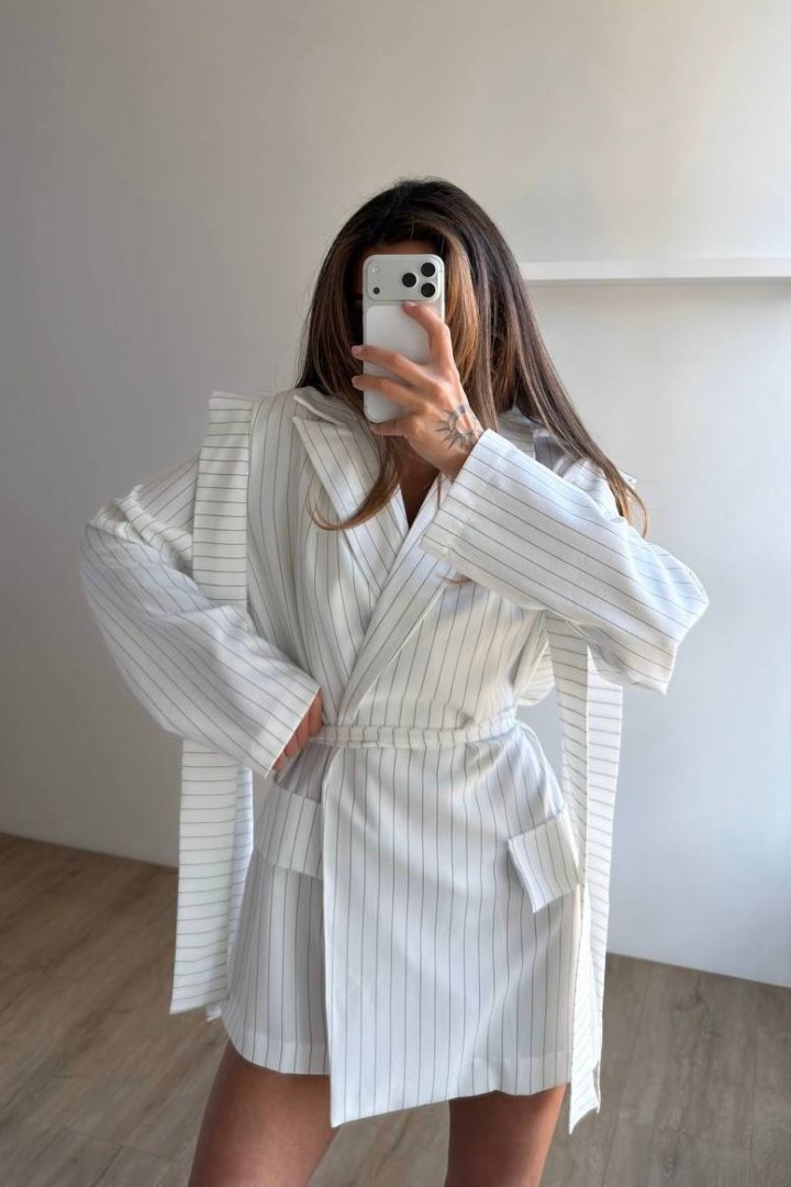 Платье – пиджак в полоску MUS-070A750