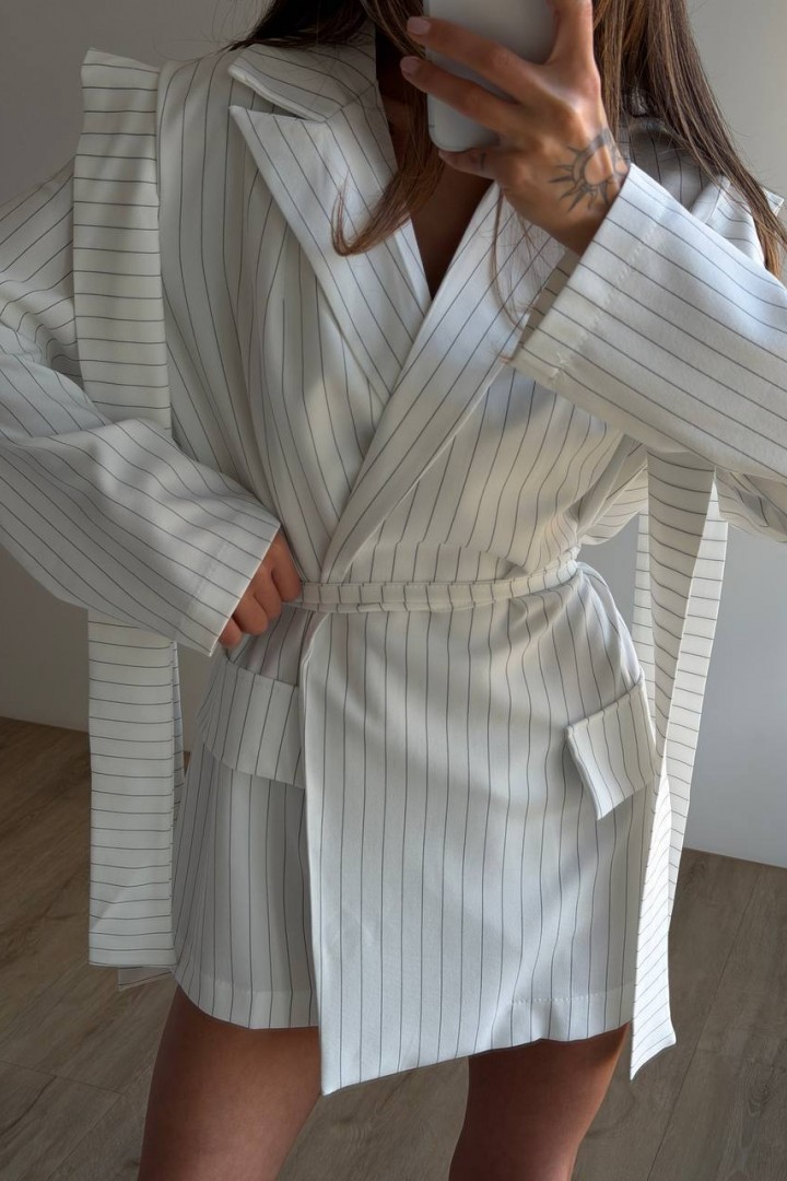 Платье – пиджак в полоску MUS-070A750