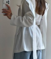 Платье – пиджак в полоску MUS-070A750