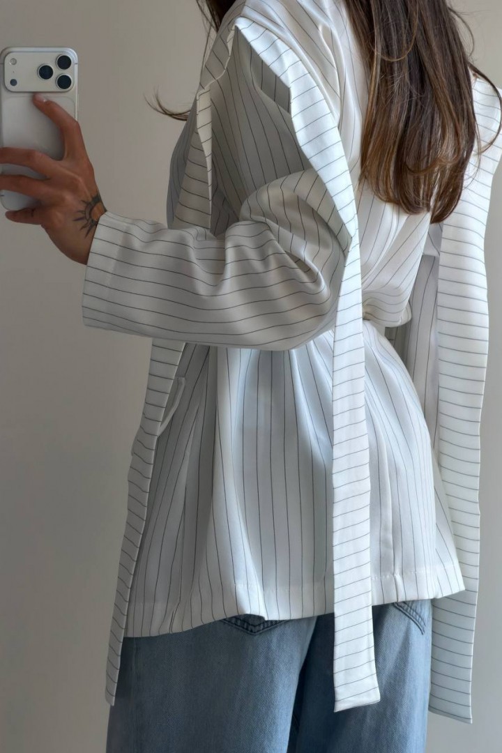 Платье – пиджак в полоску MUS-070A750