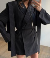 Платье – пиджак в полоску MUS-070A750