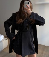 Платье – пиджак в полоску MUS-070A750