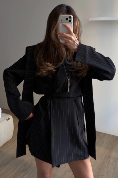 Сукня - піджак в полоску MUS-070A750