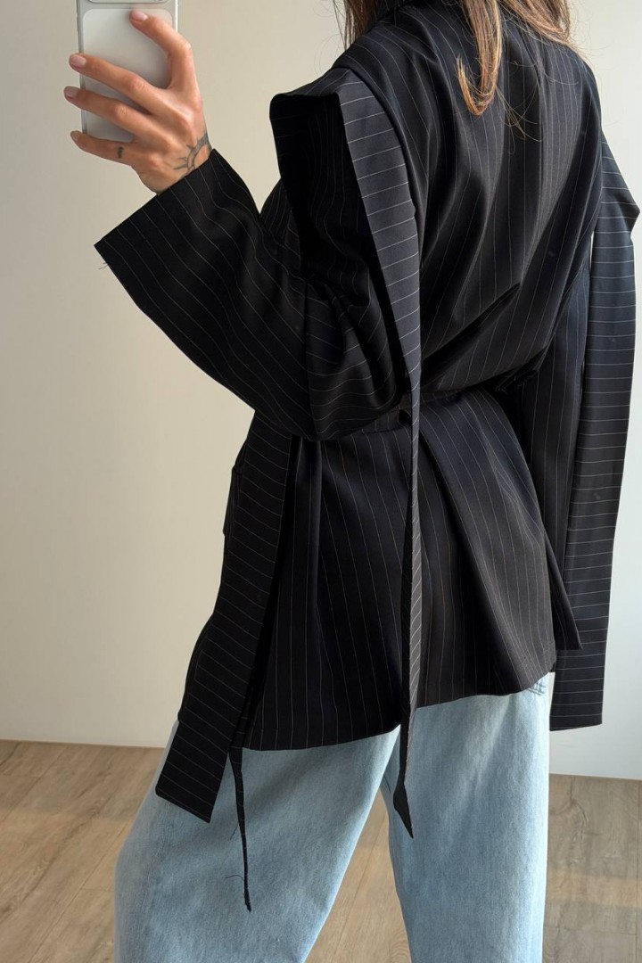 Платье – пиджак в полоску MUS-070A750