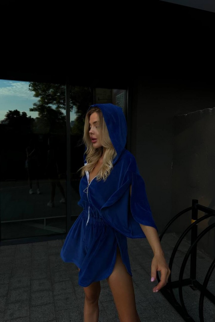 Плюшевый комбинезон с шортами MUS-036A500