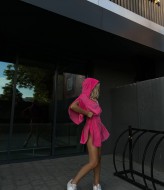 Плюшевый комбинезон с шортами MUS-036A500