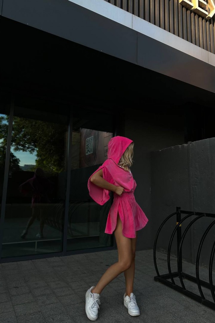 Плюшевый комбинезон с шортами MUS-036A500