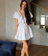 Платье-комбинезон с рюшами STB-050A550