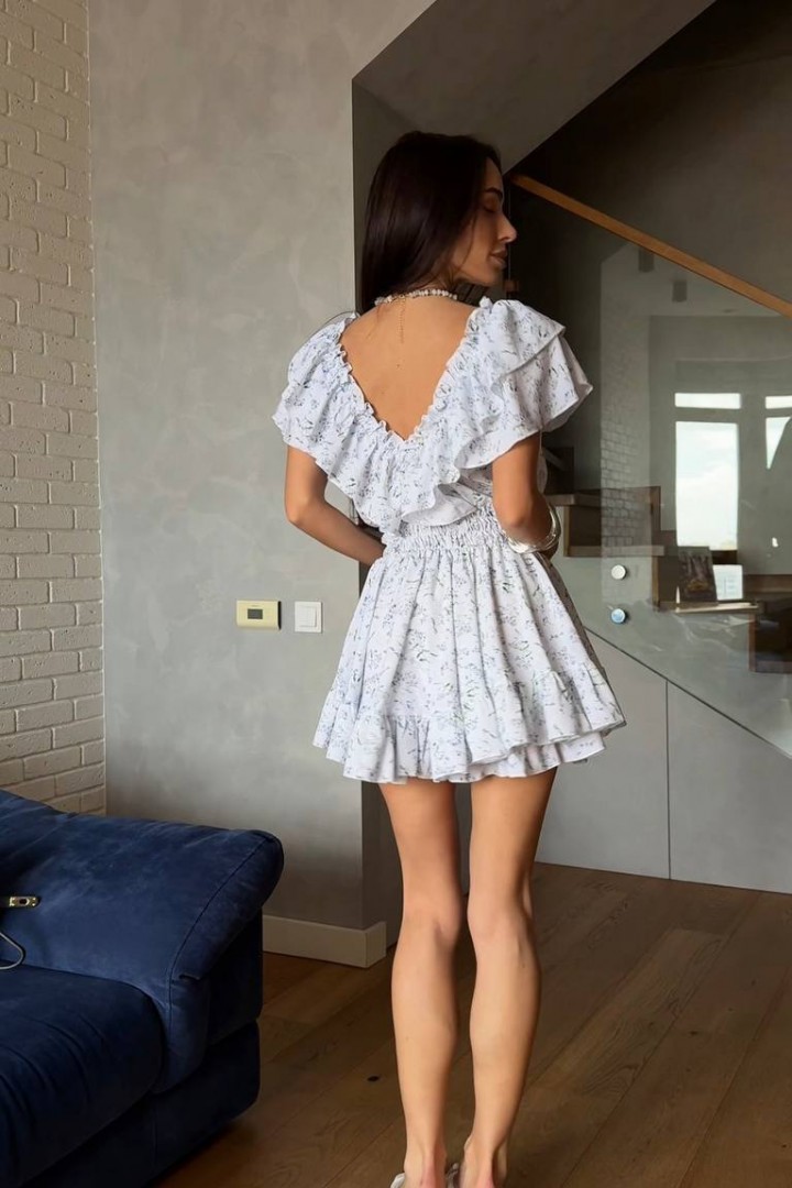 Платье-комбинезон с рюшами STB-050A550