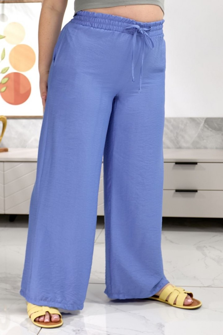 ьняные брюки в свободном стиле TAS-1552A420