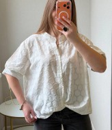 Рубашка с фактурным узором SABI-565A590