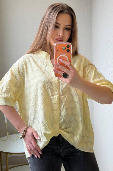 Сорочка з фактурним візерунком SABI-565A590 Сорочка з фактурним візерунком SABI-565A590