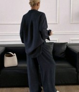 Льняной костюм свободного кроя SNV-10132A780