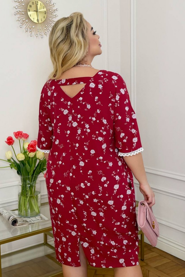 Нежное платье с цветочным принтом VLT-967A550