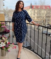 Нежное платье с цветочным принтом VLT-967A550