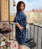 Нежное платье с цветочным принтом VLT-967A550