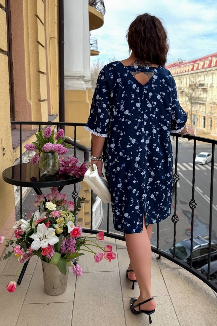 Нежное платье с цветочным принтом VLT-967A550