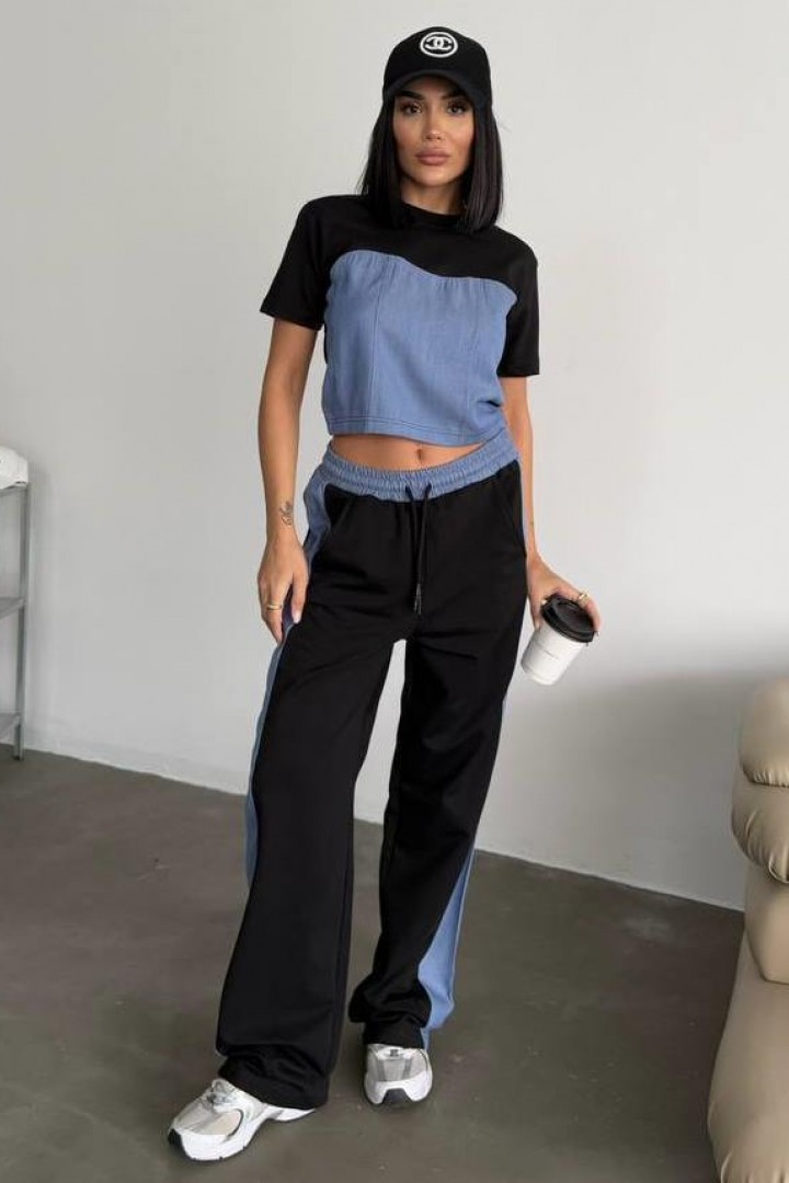 Комбинированный костюм двойка ZIF-1436A450