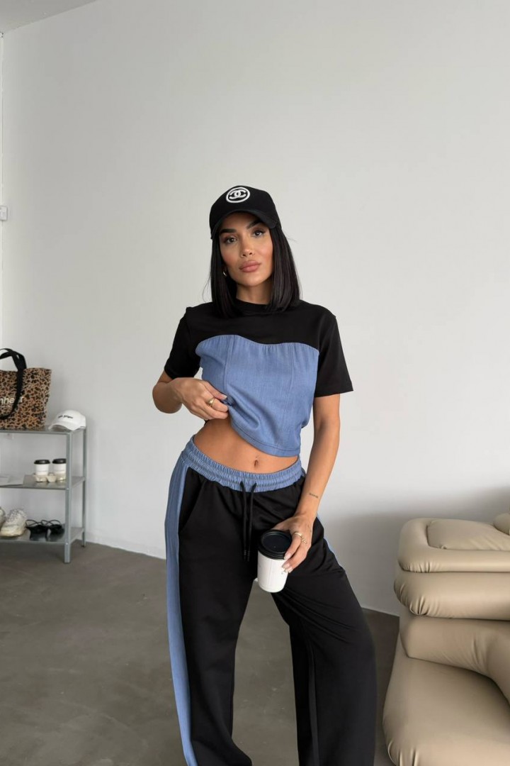 Комбинированный костюм двойка ZIF-1436A450