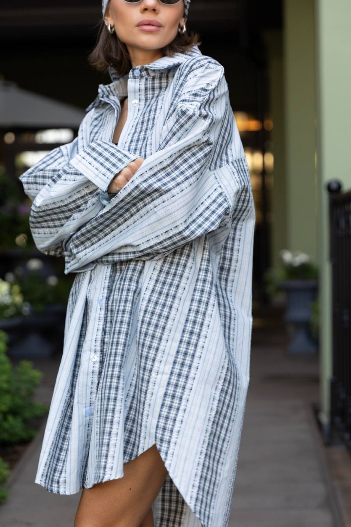 Сукня сорочка з косинкою LID-620A500