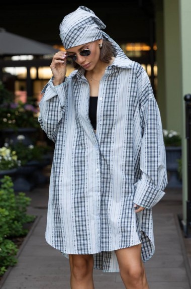 Платье рубашка с косынкой LID-620A500 Платье рубашка с косынкой LID-620A500