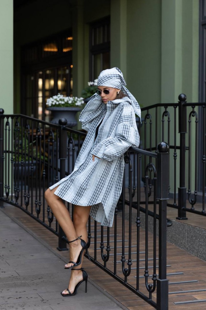 Сукня сорочка з косинкою LID-620A500