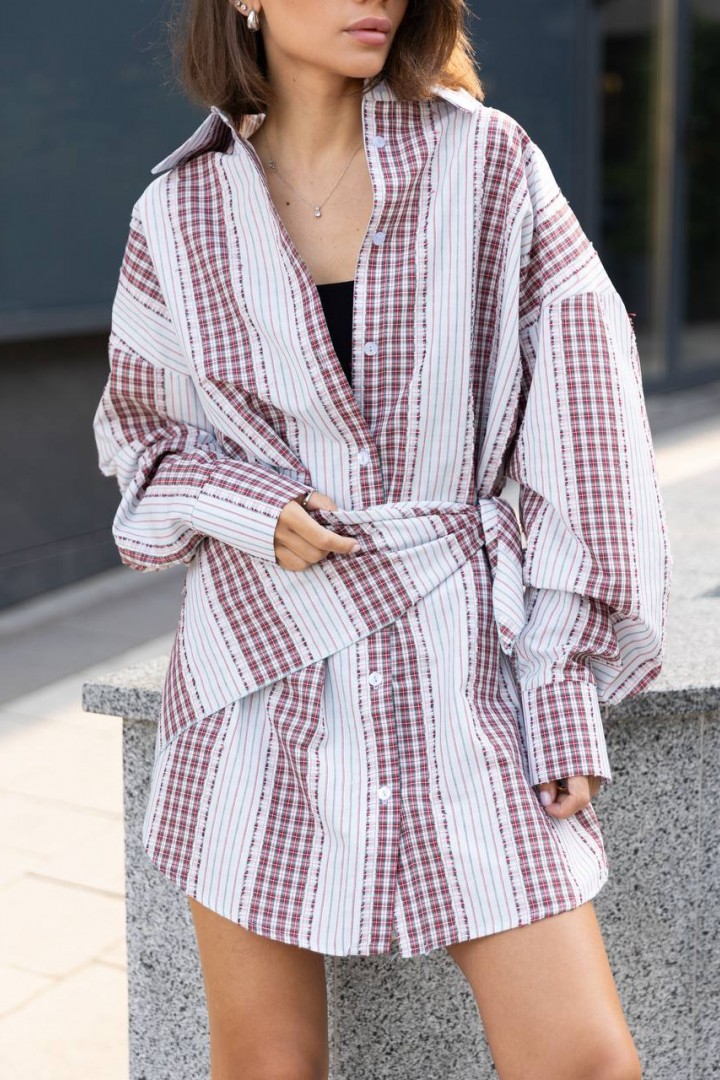 Сукня сорочка з косинкою LID-620A500