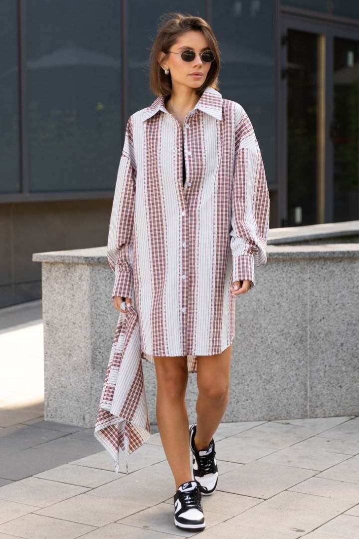 Сукня сорочка з косинкою LID-620A500