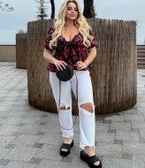 Блузка с баской ANK-72211.1A300