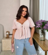 Блузка с баской ANK-72211.1A300