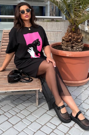 Платье с принтом ACHK-1965A500