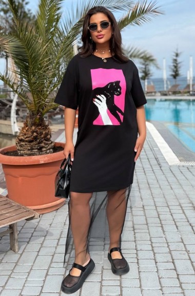 Платье с принтом ACHK-1965A500 Платье с принтом ACHK-1965A500