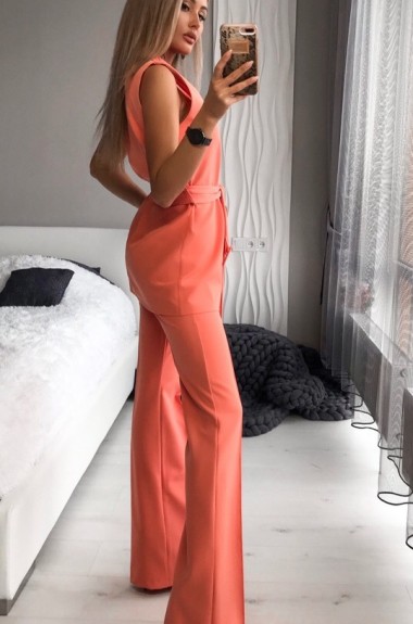 Брючный костюм с жилеткой NJ-OG-213A840