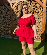 Женский летний костюм с шортами  VL-1087A600