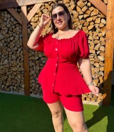 Женский летний костюм с шортами  VL-1087A600