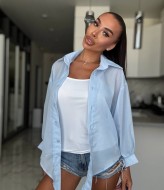 Шифонова сорочка і базова майка KC-0488A450