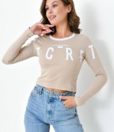 Укороченный лонгслив LIB-27A350