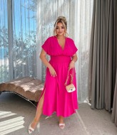 Платье с резинкой под грудью  VIA-286A9