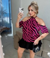 Блузка з відкритими плечима VIA-287A7