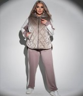 Женский спортивный костюм тройка с жилеткой  LZ-A1303A1300