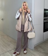 Женский спортивный костюм тройка с жилеткой  LZ-A1303A1300