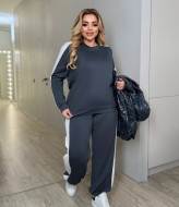 Женский спортивный костюм тройка с жилеткой  LZ-A1303A1300