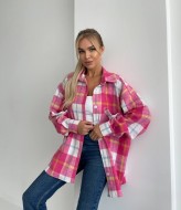 Байковая рубашка в клетку ANA-1625A16