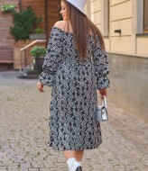 Платье женское с разрезом  YM-05565.1A10