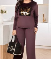 Костюм из велюра  AD-051A500