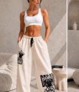Трендовые штаны с оригинальным принтом MIK-608A730